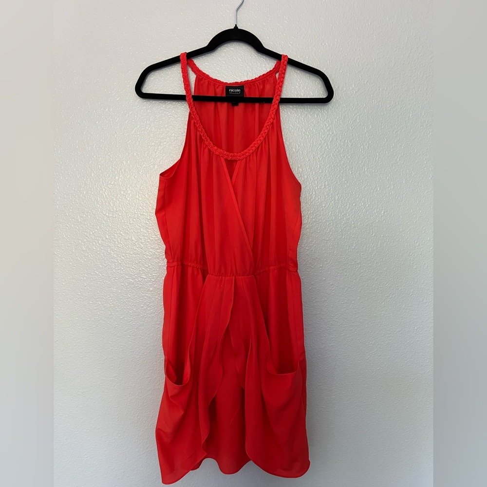 Nicole by Nicole Miller Vibrant Orange Dress - Picture 3 of 5